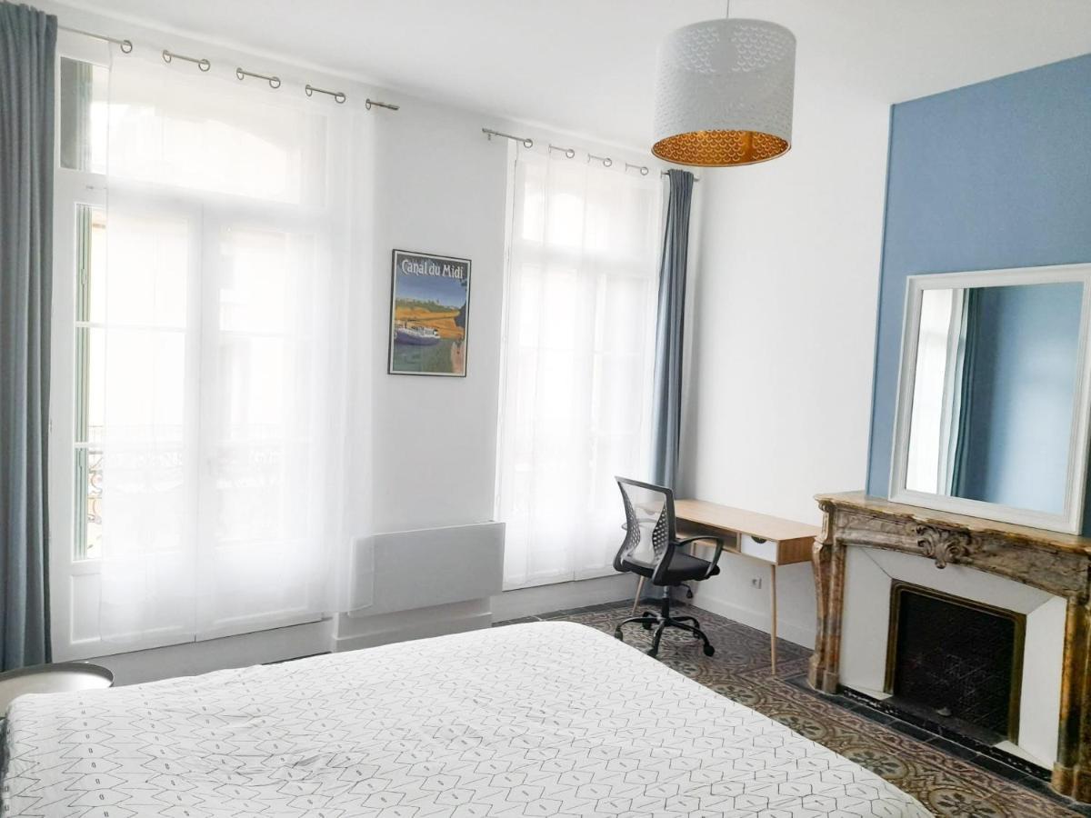 Bright And Modern 3-Bedroom Apartment, 90M2 With Air Condition, In بزييه المظهر الخارجي الصورة