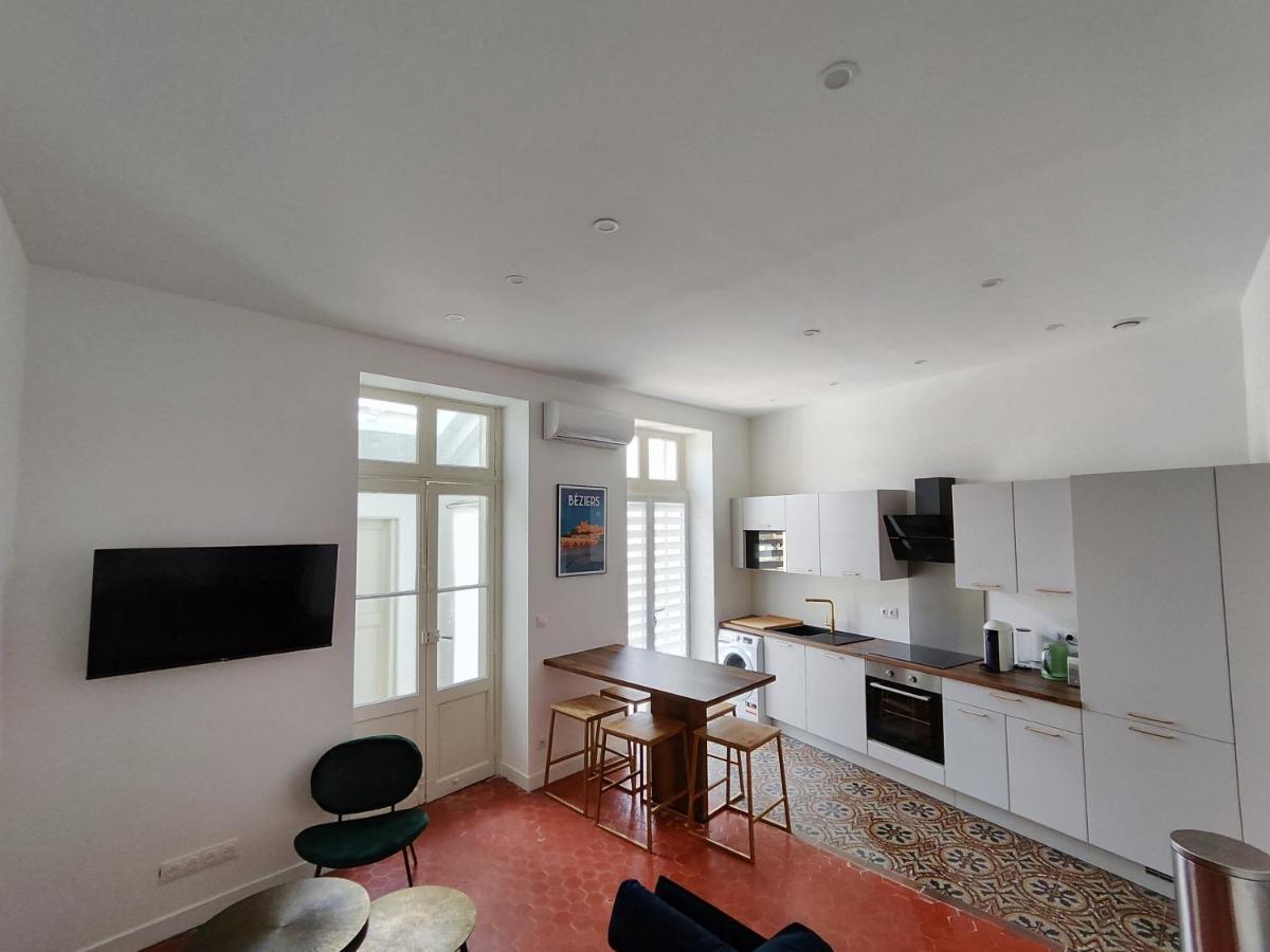 Bright And Modern 3-Bedroom Apartment, 90M2 With Air Condition, In بزييه المظهر الخارجي الصورة