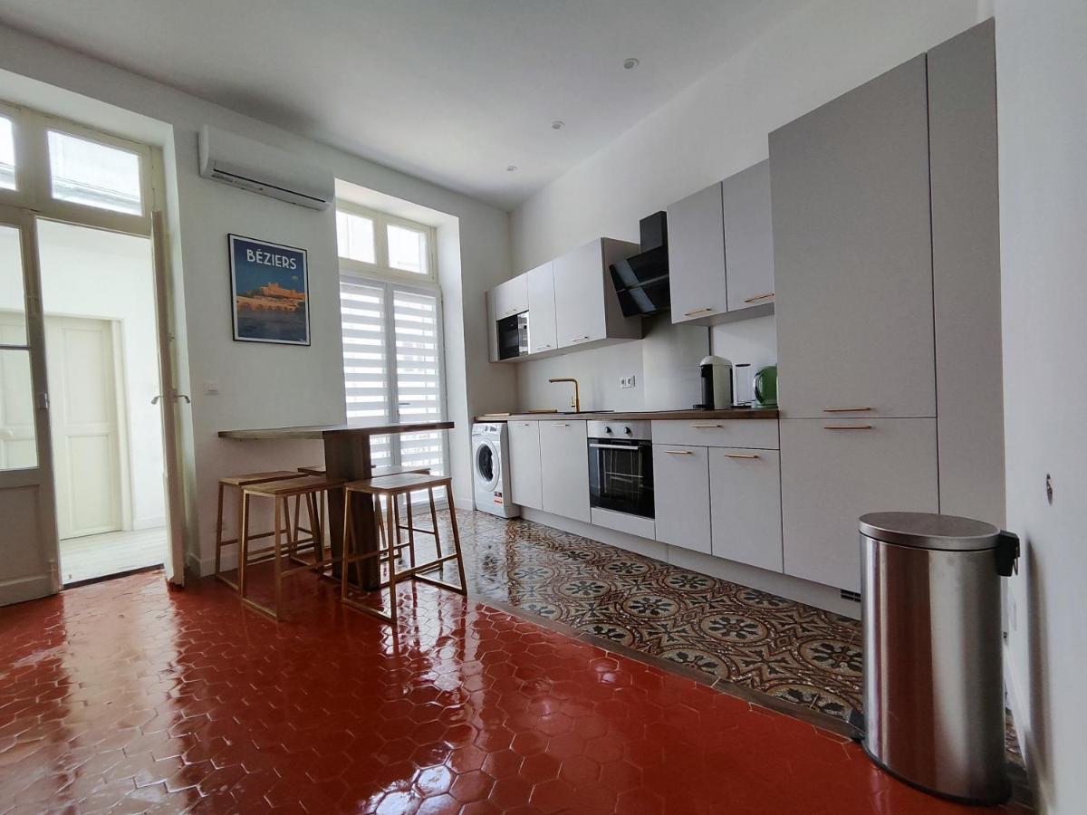 Bright And Modern 3-Bedroom Apartment, 90M2 With Air Condition, In بزييه المظهر الخارجي الصورة
